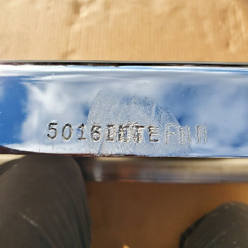 Peterbilt 379 Axle Forward Steel Chrome Bumper Blank