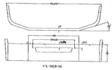 Kenworth T-270 & T-370 Steel Chrome Bumper