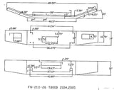 Kenworth T-800 / T-880 Parachoques de acero cromado con orificios para luz antiniebla