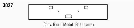 Kenworth W900L & W900B Steel Chrome Bumper - Big Truck Hoods