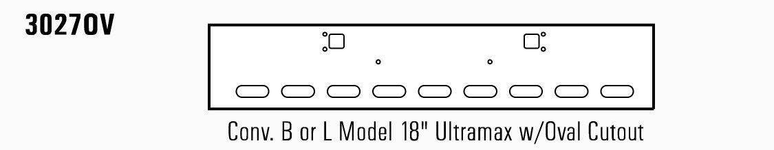 Kenworth W900L & W900B Steel Chrome Bumper With Oval Light Cutouts - Big Truck Hoods