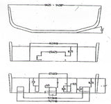 Freightliner Century Bumper Steel Chrome