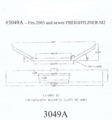 Freightliner M2 106 Bumper Steel Chrome