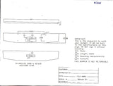 Parachoques cromado de acero Western Star 3068