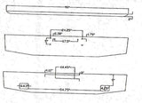 Western Star Steel Chrome Bumper With Fog Light Hole Cutouts 3069