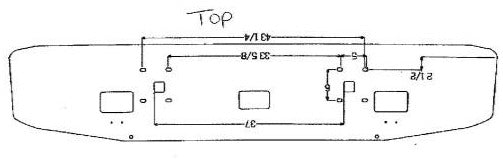 International 9900 I & IX Bumper Steel Chrome