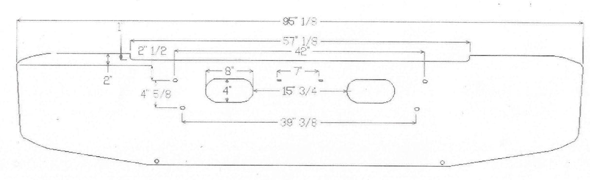Sterling Set Forward Axle Series Steel Chrome Bumper
