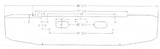 Sterling Set Forward Axle Series Steel Chrome Bumper