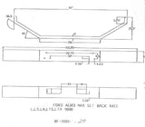 Ford LTS & LTA Setback Aeromax Steel Chrome Bumper