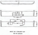 Mack CH SFA Steel Chrome Bumper