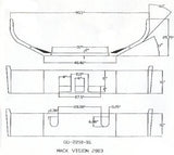 Mack CX-Vision Steel Chrome Bumper