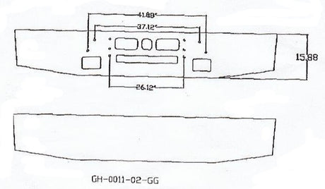 Parachoques de acero cromado serie Mack R y RD