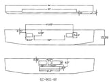 Mack R600, R700 Steel Chrome Bumper