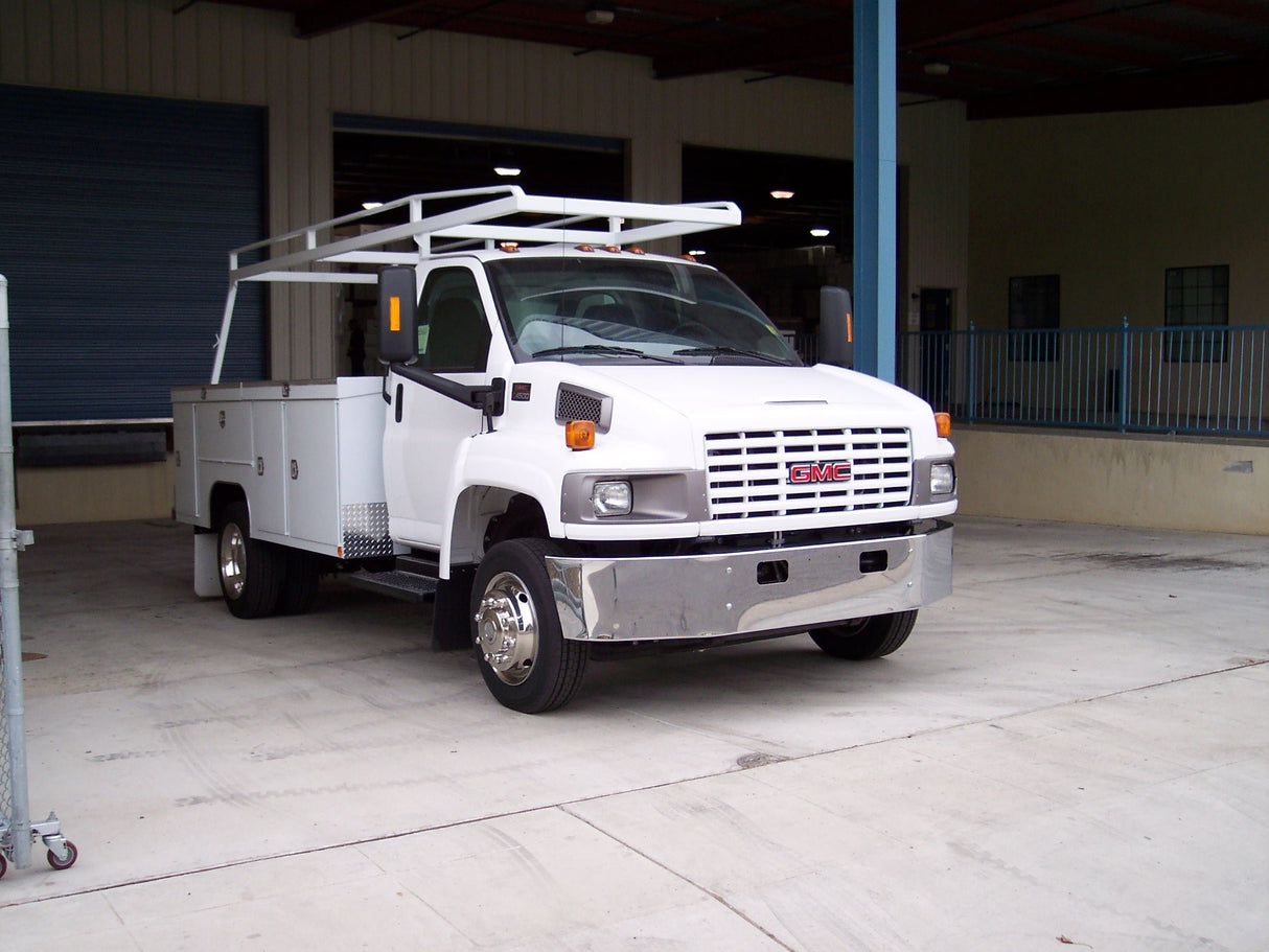 GMC C4500 / C5500 Steel Chrome Bumper - Big Truck Hoods