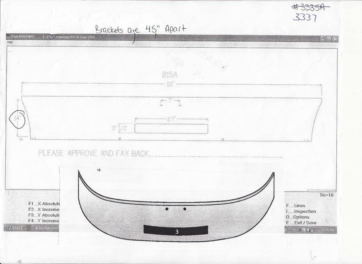 Peterbilt 337 Steel Chrome Bumper - Big Truck Hoods