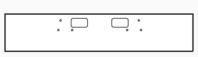 Ford LN, LT, LTN, LTL, 800, 8000, 900, 9000 (18 in. Ultramax) Steel Chrome Bumper - Big Truck Hoods