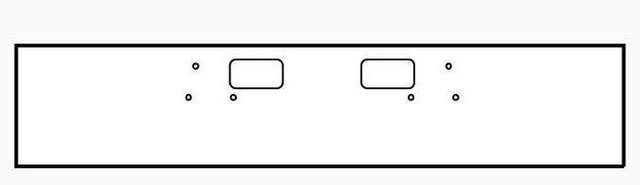 Ford LN, LT, LTN, LTL, 800, 8000, 900, 9000 (18 in. Ultramax) Steel Chrome Bumper - Big Truck Hoods