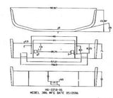 Peterbilt 386 Steel Chrome Bumper