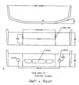 Freightliner Century Bumper Steel Chrome