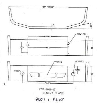 Freightliner Century Bumper Steel Chrome