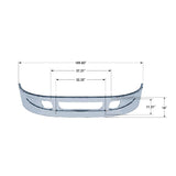 International 4300 / 4400 Bumper Steel Chrome