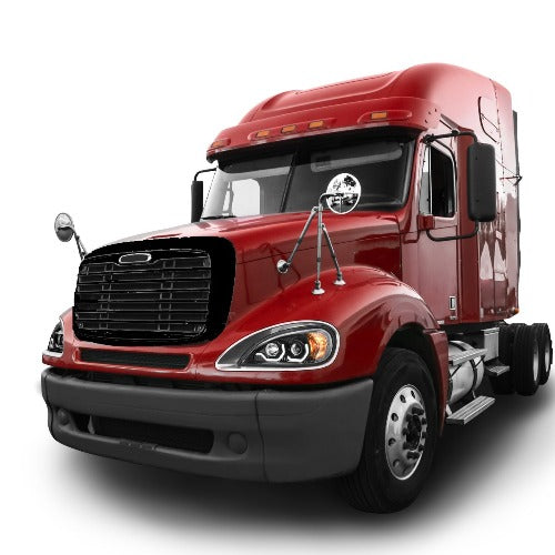 Parrilla OEM Freightliner Columbia pintada en negro