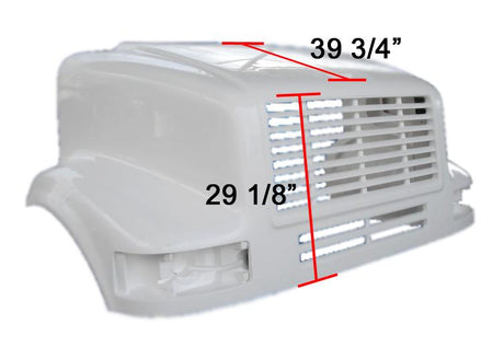 International 7100 / 8100 Hood - Big Truck Hoods