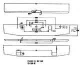 Freightliner Classic Bumper With Fog Light Hole Cutouts