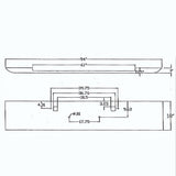 Peterbilt 389 / 388 Steel Chrome Bumper U389