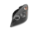 Freightliner Cascadia Conjunto de faros delanteros LED negros lado del conductor LH 2008-2015