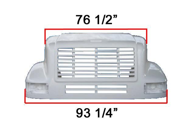 International 7100 / 8100 Hood - Big Truck Hoods