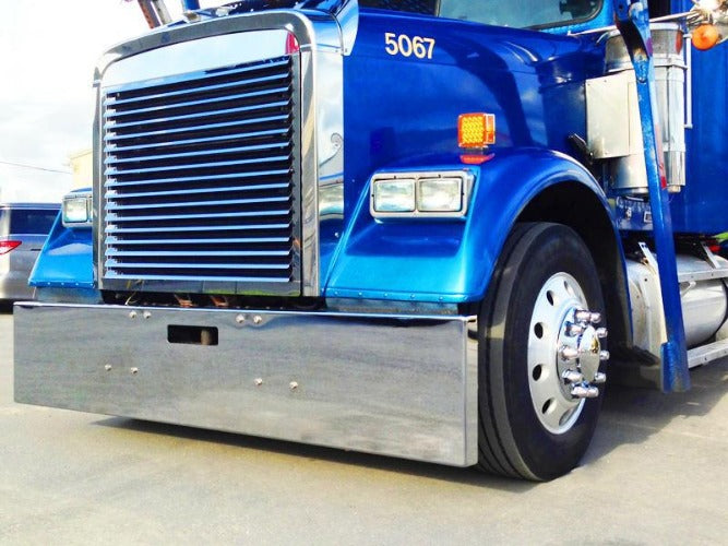 Freightliner FLD Classic 19 in. Box End Bumper 8 Bolt