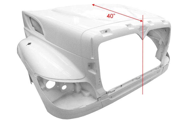 International 7600 & 7700 New Aftermarket Hood. 2008-UP