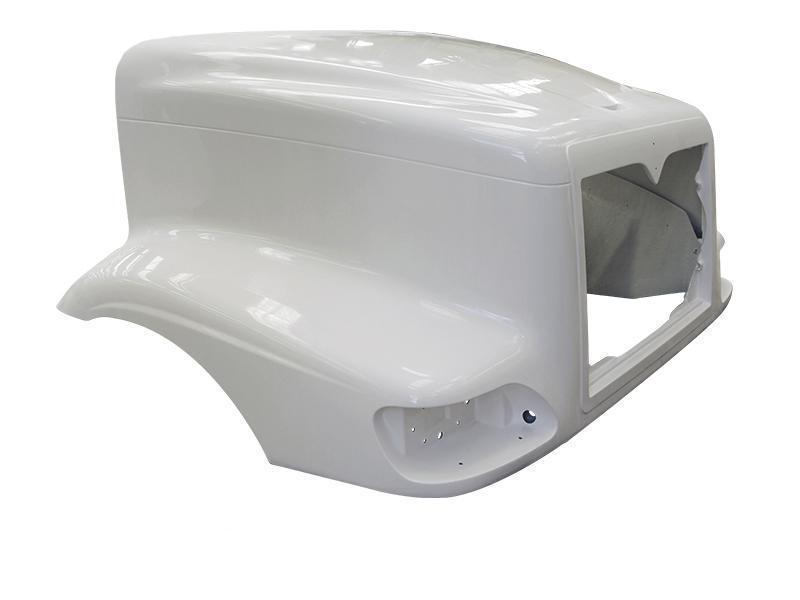 International 9400 Hood New Style Flat Windshield - Big Truck Hoods