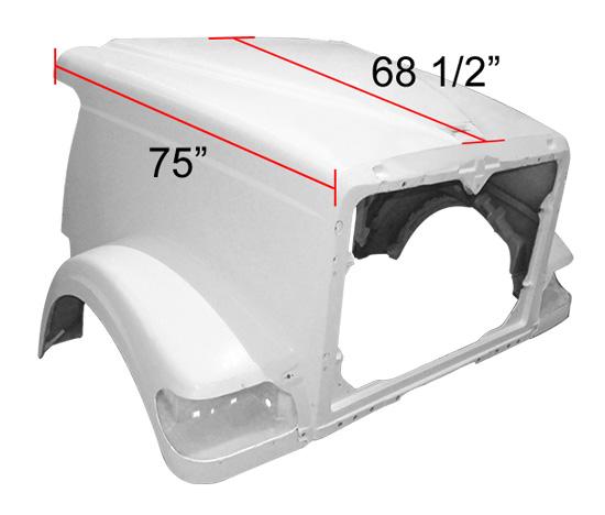 Semi Truck Parts: International 9900IX Long Hood w/Breathers