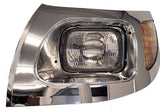 Conjunto de faros delanteros International 7300, 7400, 7500, 7600 y 7700 03-07 con bisel cromado LH