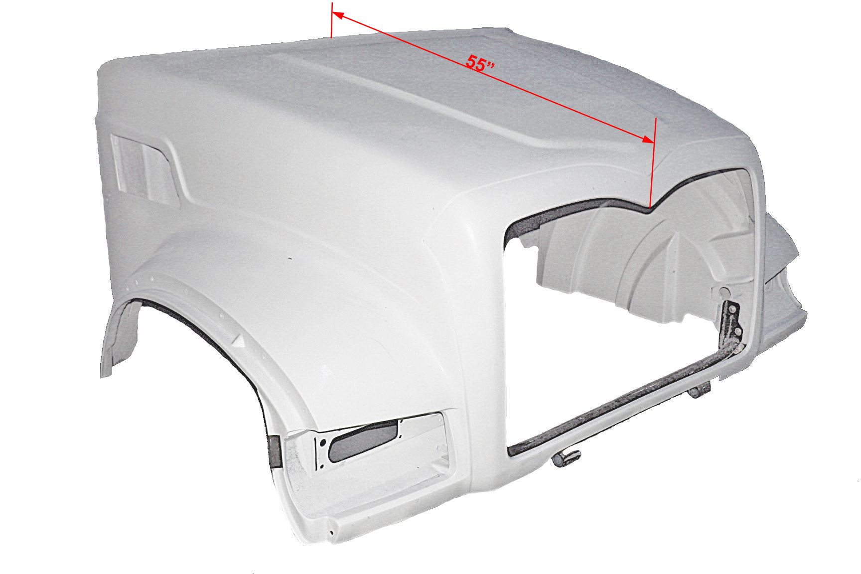 Mack Granite CTP713 GU SFA Hood | 2007 & Up | Big Truck Hoods