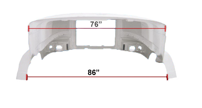 Mack CH 613 SBA Hood - Big Truck Hoods