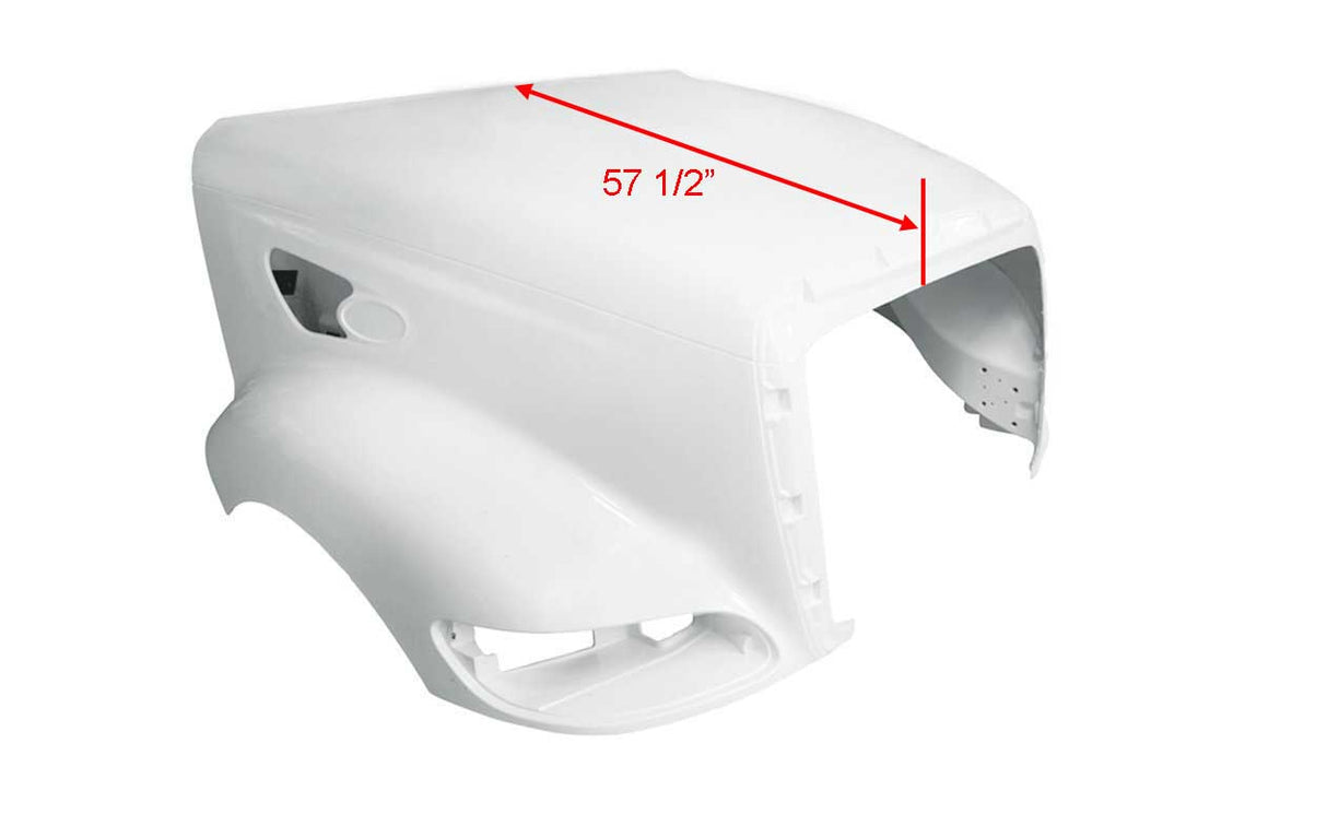 Peterbilt 387 Hood - Big Truck Hoods, centerline measurment