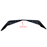 Western Star 4700SB 14 in. Tapered End 4 Bolt Black Bumper *Cosmetic Blemish