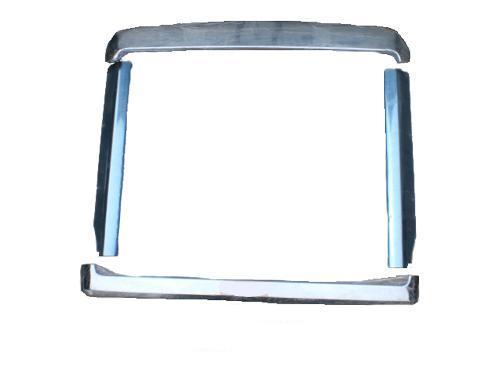 International 9300 Stainless Steel Grill Surround - Big Truck Hoods