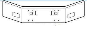 Kenworth T-800 Steel Chrome Bumper With Fog Light Hole Cutouts - Big Truck Hoods