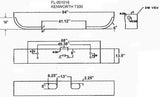 Kenworth T-300 Steel Chrome Bumper - Big Truck Hoods