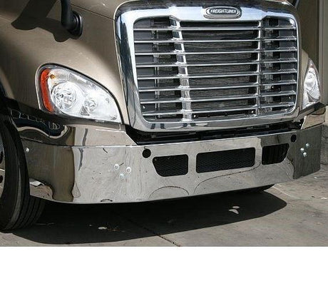 Freightliner Cascadia Bumper Steel Chrome  US Made - Big Truck Hoods