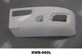 Kenworth T-660 Fiberglass Bumper (Driver Side) - Big Truck Hoods