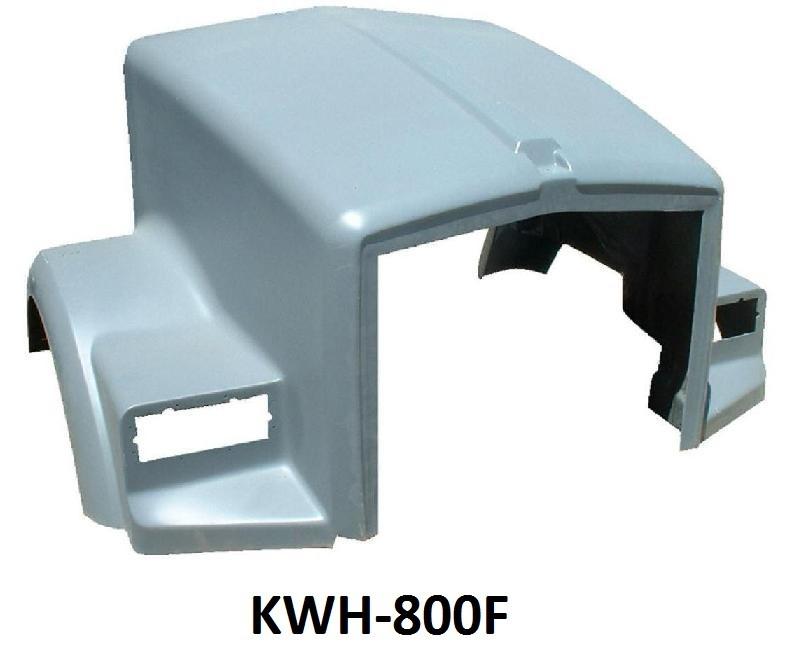 Kenworth T-800 Flat Windshield Hood - Big Truck Hoods