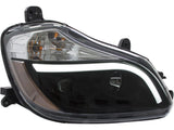 Eagle Eyes Headlight, Fits Kenworth T680 Black Projector Headlights Right Side, KW2503102